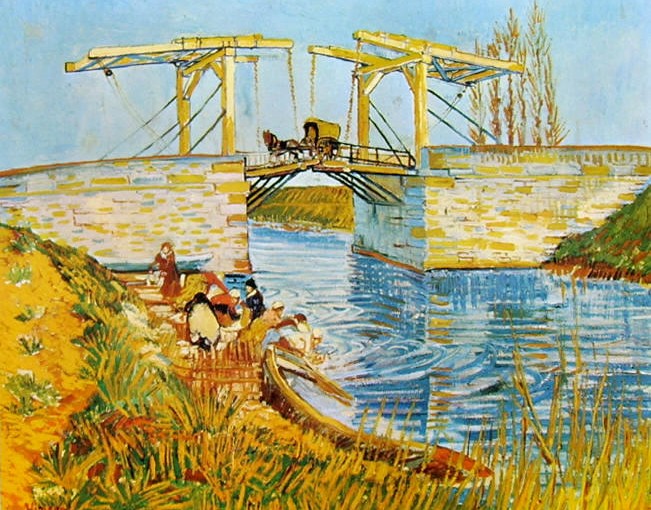 Vincent van Gogh: Il ponte di Langlois (n. 490), Otterlo Rijksmuseum Kröller-Müller.